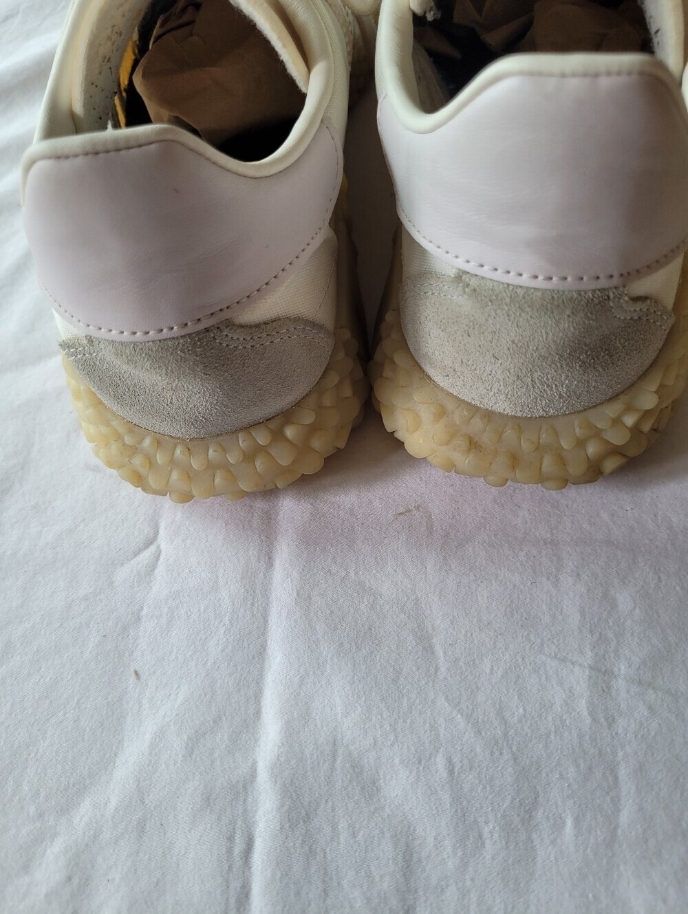 adidas Country Camanda Men Cream White Retro Track Sneakers Size 10.5 - Picture 7 of 9